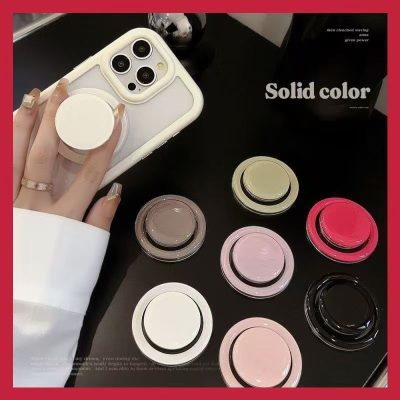 Women Accessories Holder - Solid Color Magnetic Phone GripTok Collapsible