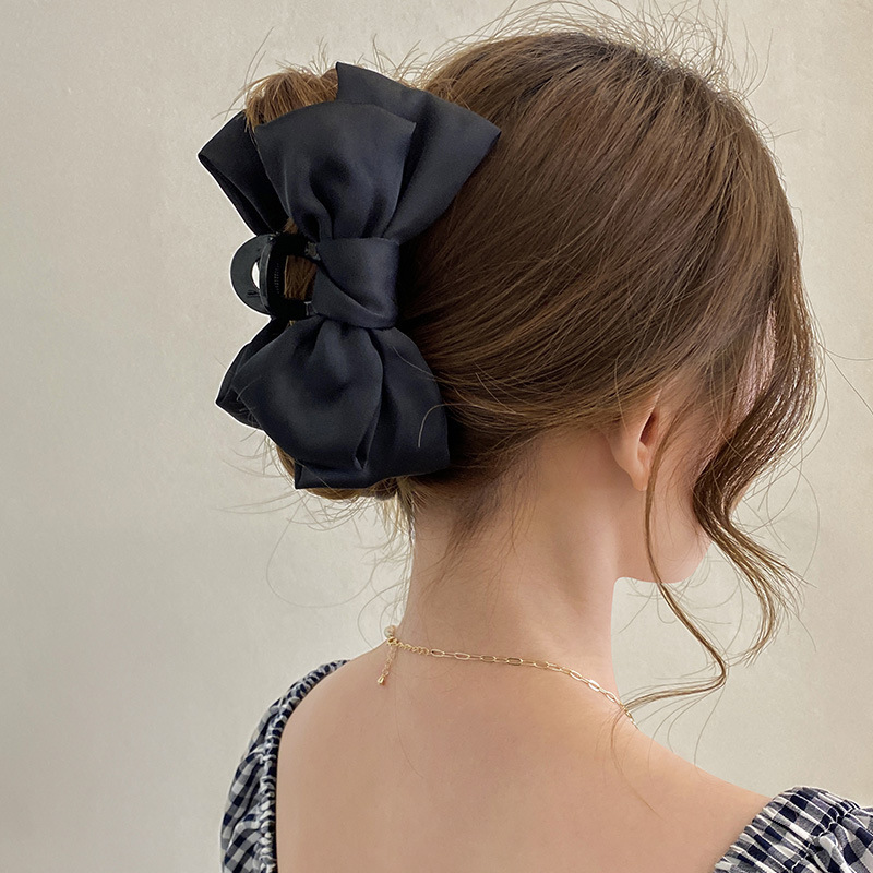 Hair Claw Clip Set - Bow Hair Claws Clip Large Shark