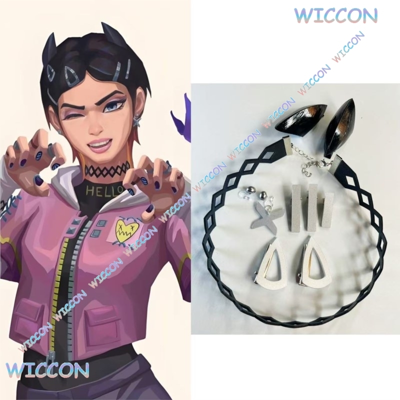 Women Accessories Earrings - Valorant Clove Clip Collar Butterfly Earrings
