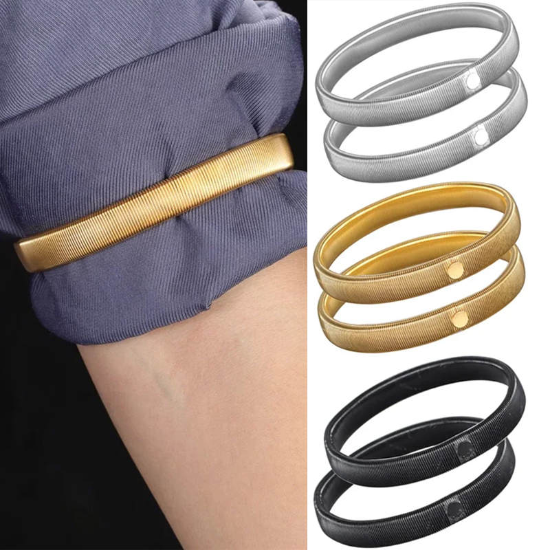2Pcs Elastic Shirt Sleeve Hold - Women Accessories Holder ulasan dan harga