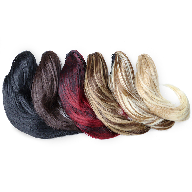 14Inch Synthetic Short Curly L - Hair Claw Clip Set ulasan dan harga