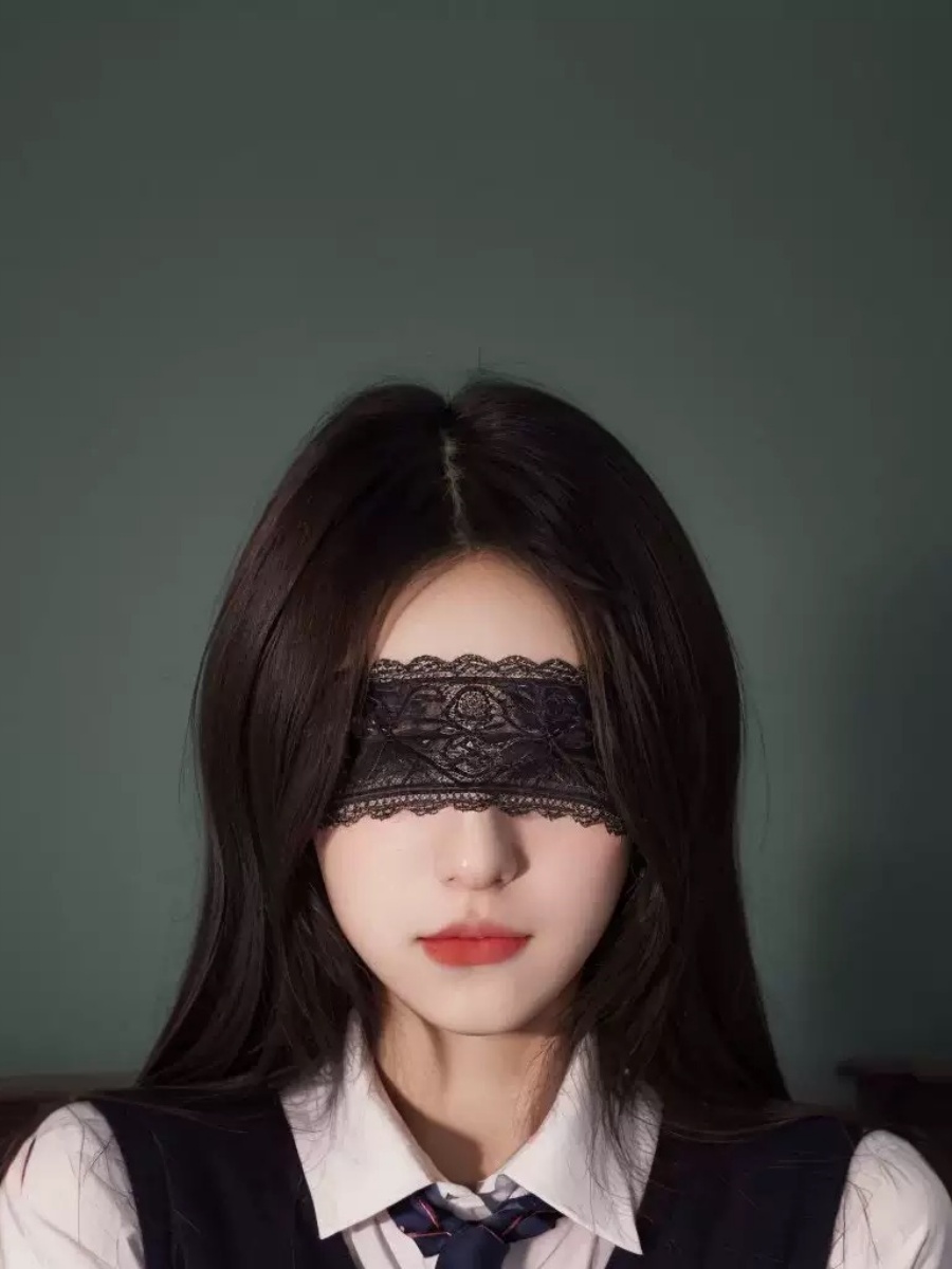 Sexy Lace Eye Mask Black Flora - Women'S Accessories ulasan dan harga