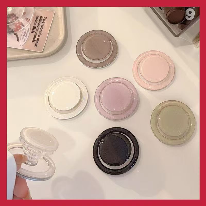 Solid Color Magnetic Phone Gri - Women Accessories Holder ulasan dan harga