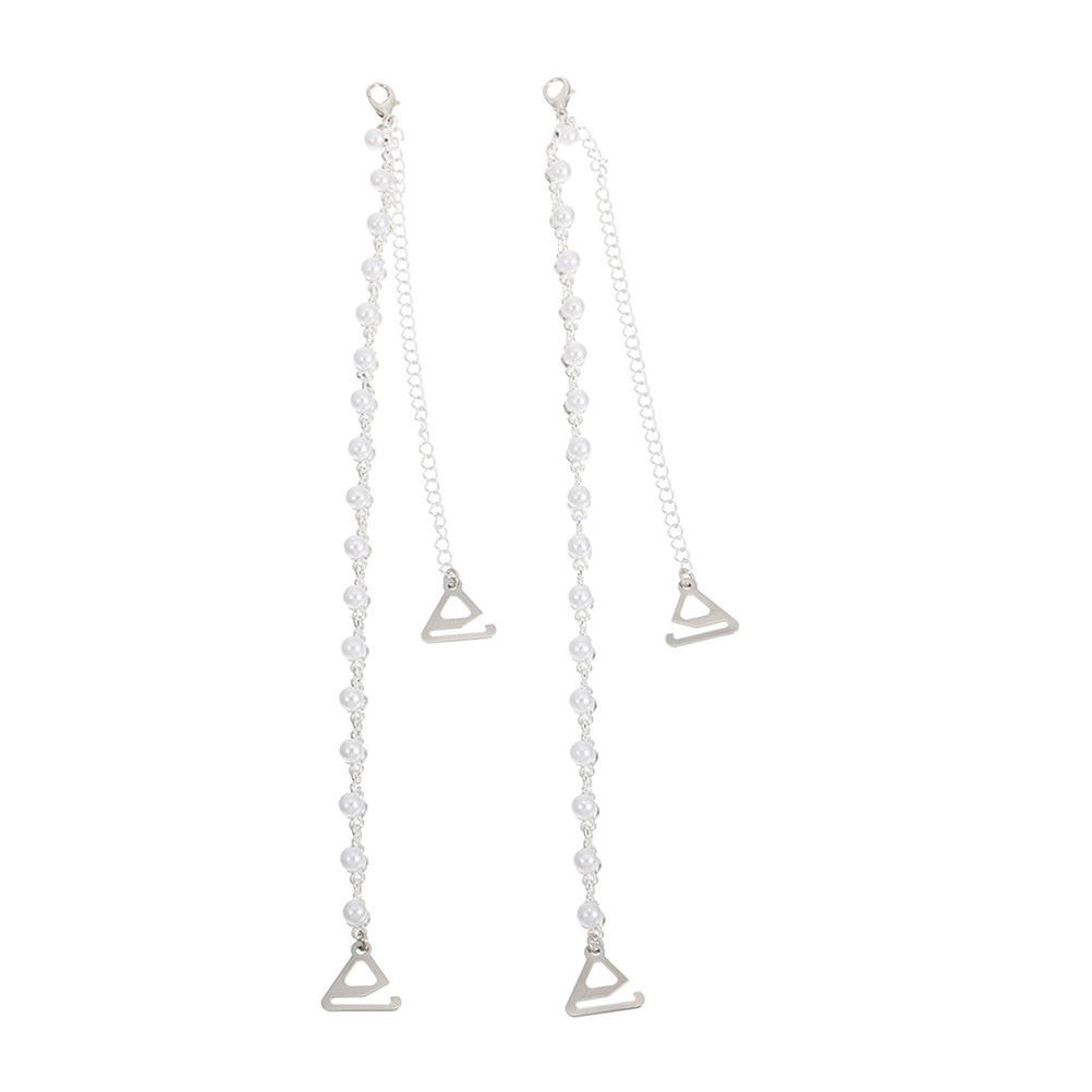 1Pair Pearl Bra Straps Rose Fl - Women Accessories Holder ulasan dan harga