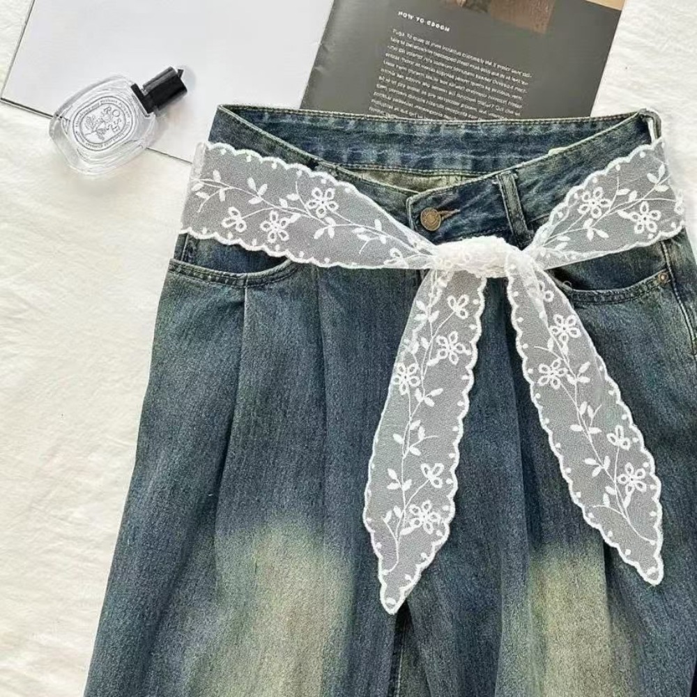 Sweet White Lace Belt for Wome - Women'S Accessories ulasan dan harga