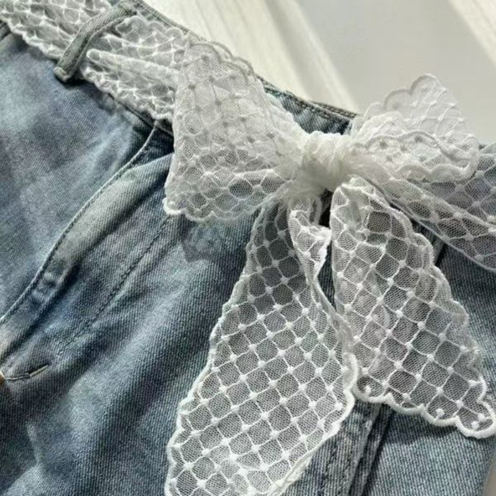 Sweet White Lace Belt for Wome - Women'S Accessories ulasan dan harga