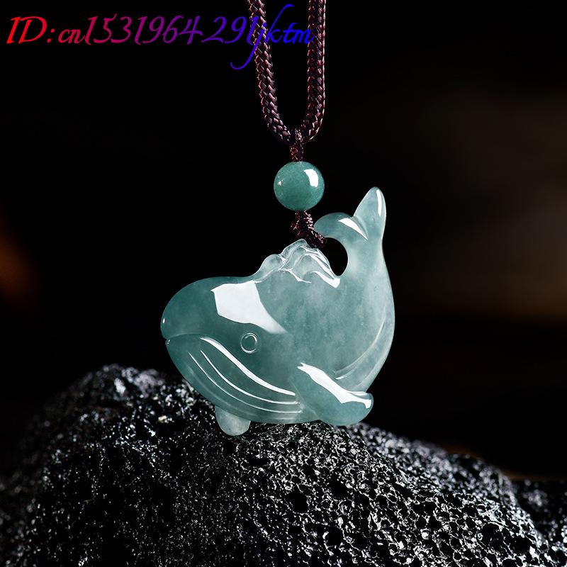 Natural Burmese Jadeite Whale  - Women'S Accessories ulasan dan harga