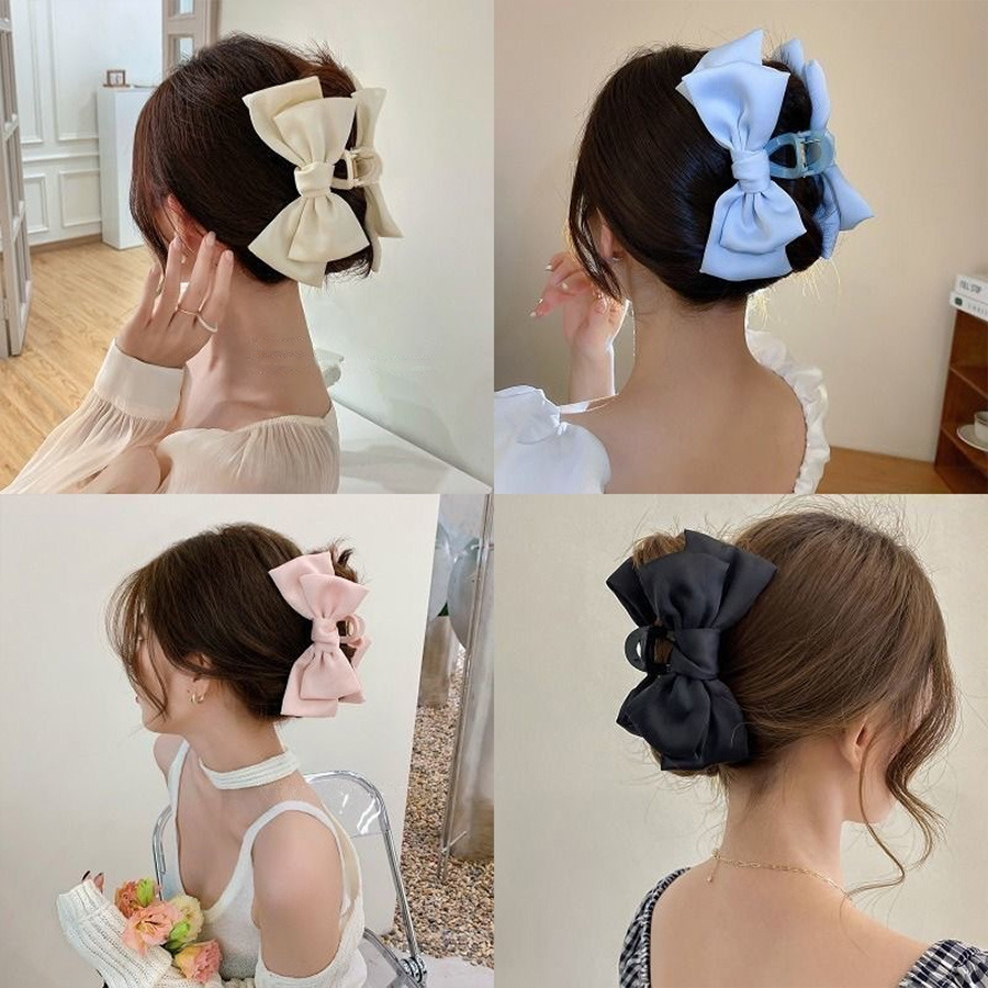 Bow Hair Claws Clip Large Shar - Hair Claw Clip Set ulasan dan harga