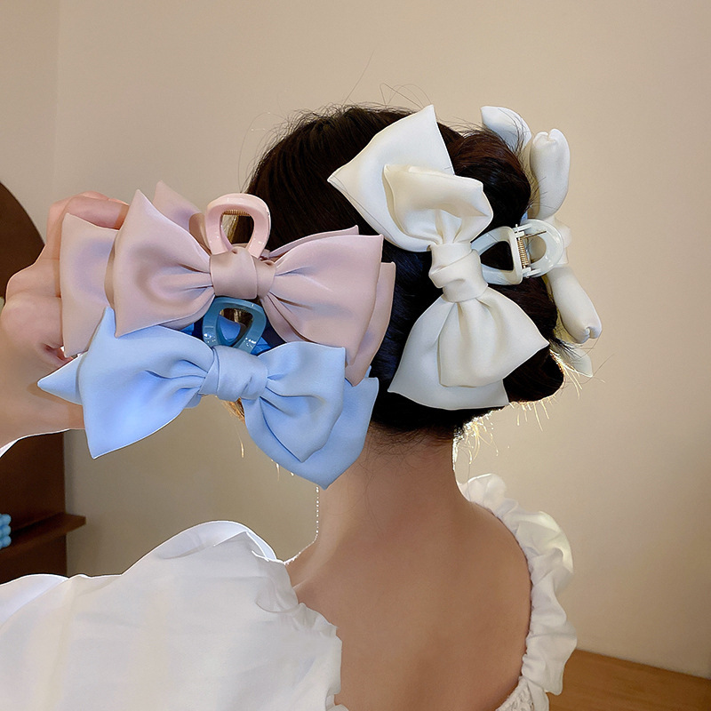 Bow Hair Claws Clip Large Shar - Hair Claw Clip Set ulasan dan harga