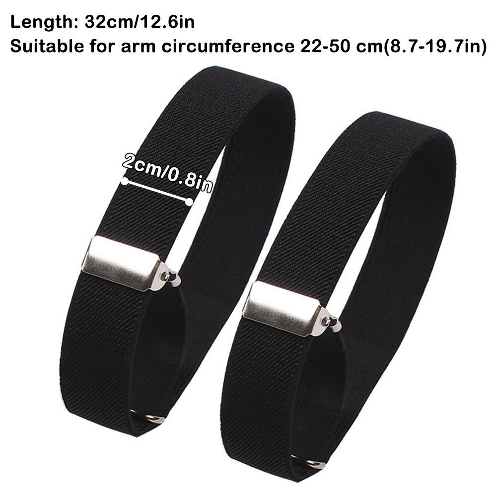 2pcs Adjustable Elastic Armban - Women Accessories Holder ulasan dan harga