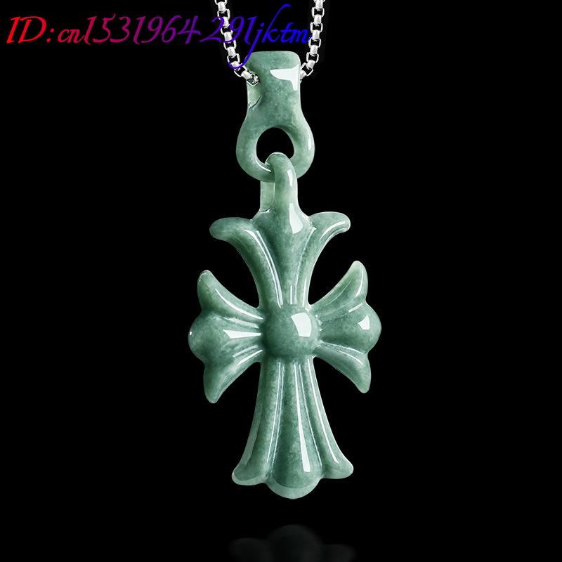 Natural Burmese Jadeite Cross  - Women'S Accessories ulasan dan harga
