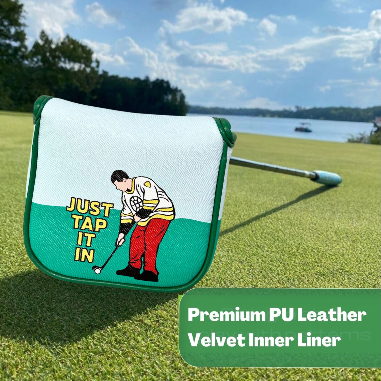 Funny PU Leather Golf Putter C - Women'S Golf Accessories ulasan dan harga