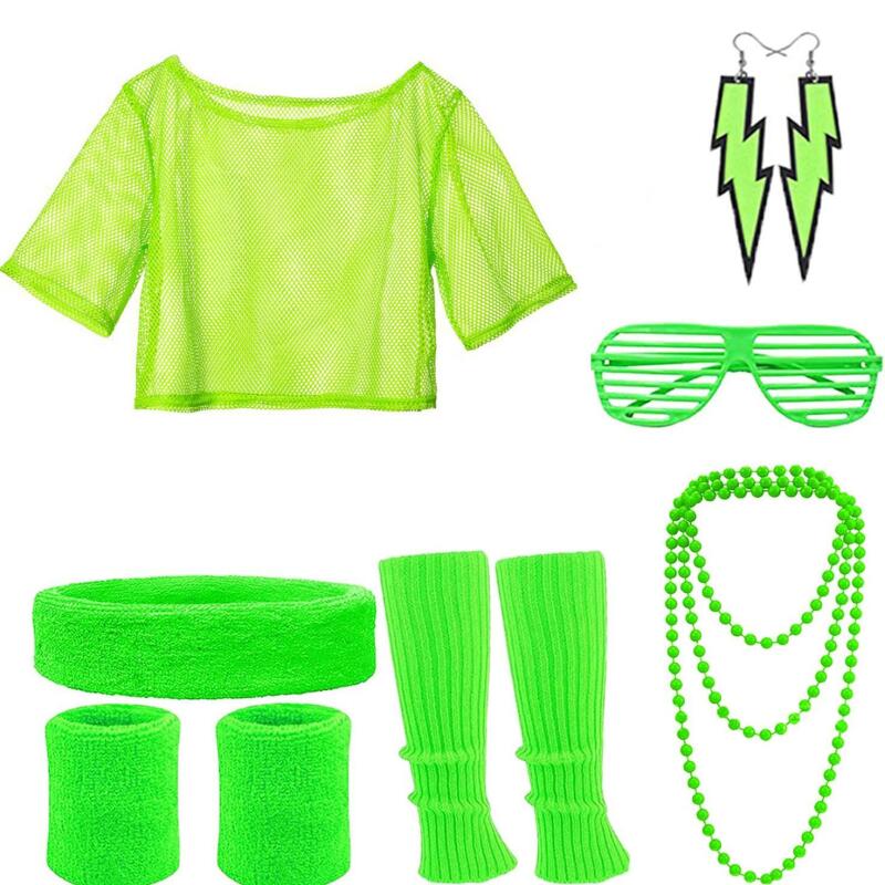 80s Hippie Disco Outfit Set Ne - Women Accessories Earrings ulasan dan harga