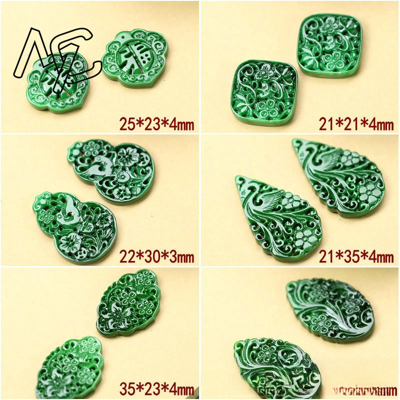 2pcs DIY Natural Dry Green Eme - Women'S Accessories ulasan dan harga