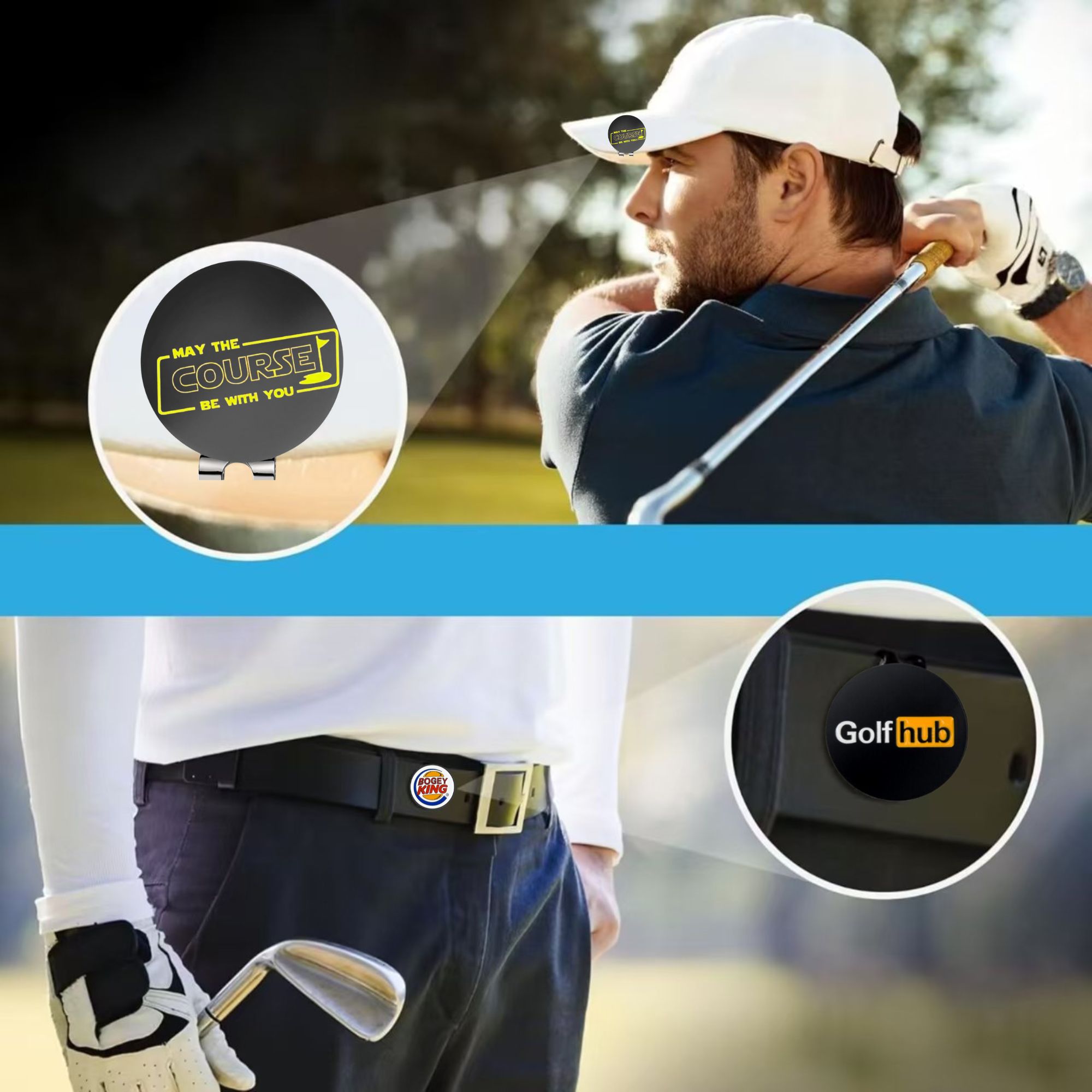 3 Pcs Funny Golf Ball Markers  - Women'S Golf Accessories ulasan dan harga