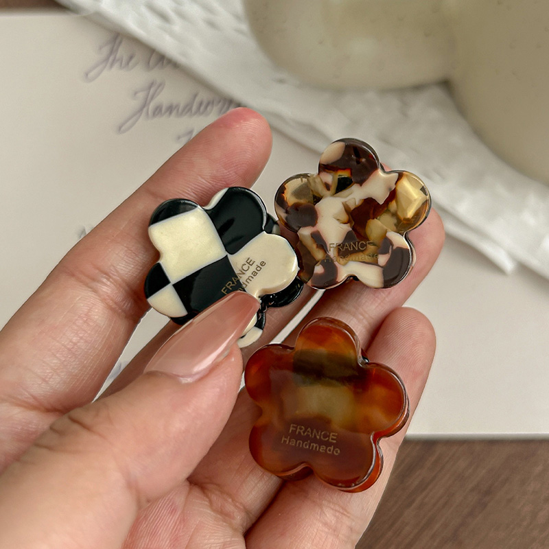 8Pcs/Set Cute Flower Acetate H - Hair Claw Clip Set ulasan dan harga
