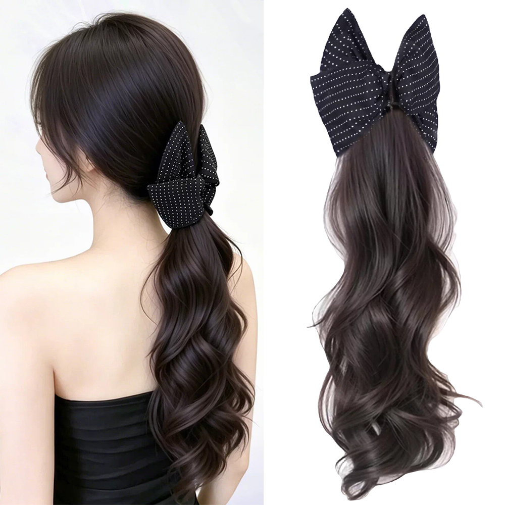 Bow Claw Clip Synthetic Ponyta - Hair Claw Clip Set ulasan dan harga