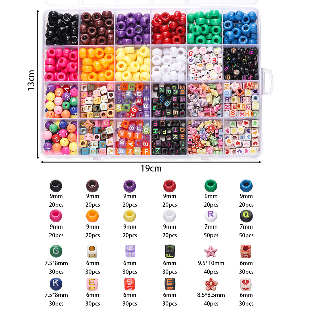 1 Box Colorful Acrylic Pony Be - Women Accessories Holder ulasan dan harga